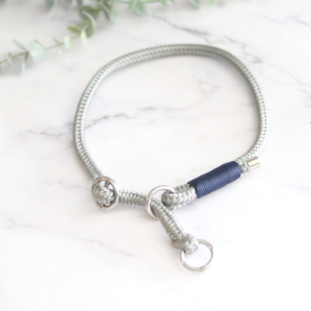 sliphalsband grijs