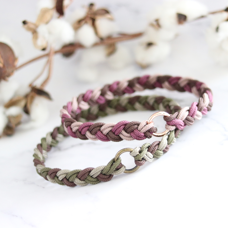 ID halsband gevlochten voor honden